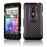 Produkt-Bild: MaryCom PREMIUM QUALIT&Auml;T Carbon Style Hartschale schwarz f&uuml;r HTC EVO 3D Smartphone