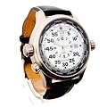 XL 47mm Military Flieger Uhr "Worldtimer"- Nachtleuchtendes Ziffernblatt
