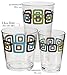 Corelle Coordinates by Reston Lloyd Squared Acrylic Rock Glasses, 14-Ounce, Set of 6