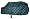 420 Denier Medium Weight Horse Blanket Turquoise Polka Dots, 78