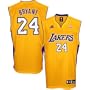 Kobe Bryant Youth Jersey: adidas Gold Replica #24 Los Angeles Lakers Jersey