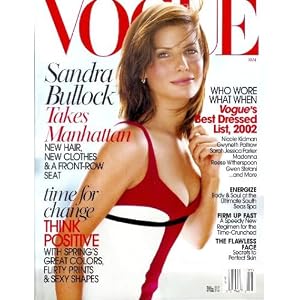 Vogue Magazine - January 2003: Sandra Bullock by Steven Meisel by Anna Wintour