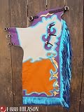 Bull Riding Soft Smooth Leather Rodeo Western Chaps