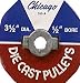 Chicago Die Casting #350A5 1/2x3-1/2 Pulley Image