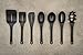 Epicurean Gourmet Series Utensils, Pasta Server, Slate/Black Nylon