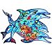 Deep Blue Sea Shaped Jigsaw Puzzle by Dennis Rogers 1000pc