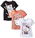 Hello Kitty Big Girls' Value Pack T-Shirt Shirts, Black/Orange/White, 10