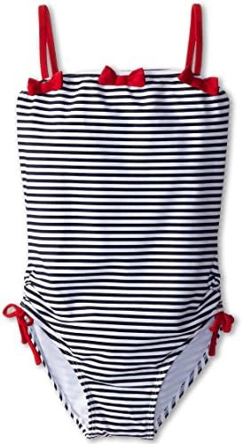 Kate Mack Girl's 7-16 Bateau L'Amour 1pc Swimsuit - Size 7, Navy