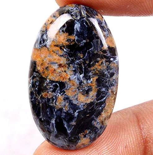 28.90 CT. 33X20 MM OVAL CABOCHON NATURAL DESIGNER PIETERSITE LOOSE GEMSTONES