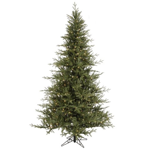 Vickerman 18242 - 7.5' x 60" Castlerock Frasier Fir 540 LED Warm White Lights Christmas Tree (A102476LED)