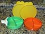 Tupperware 2 Toddler Size Divided Dishes with Seals in Various Colors