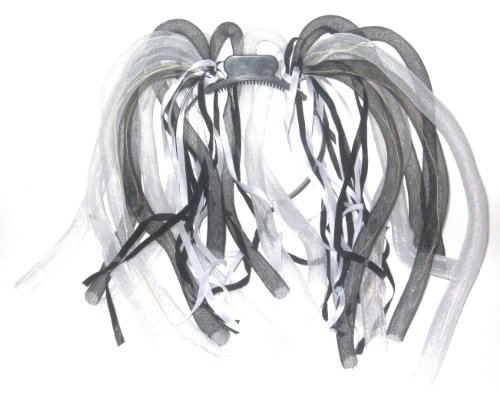 WeGlow International Black and White Light Up Noodle Bopper, Set of 2