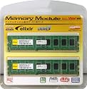 シー・エフ・デー販売 Elixir デスクトップ用メモリ DDR3 W3U1333Q-4G DDR3 PC3-10600 CL9 4GB x 2枚セット