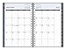 Blue Sky 2017 Weekly & Monthly Planner, Wire-O Binding, Metallic Blue Cover, 5