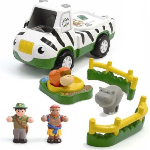 Childrens Toyshop  Third Party New : Wow - Sam's Safari Adventure Friction Powered Safari Truck with Rocking Animals