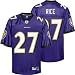 Ray Rice Purple Reebok NFL Premier Baltimore Ravens Jersey - X-Large