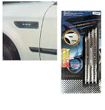 Universal Fit Fender Side Grill Air Vent with Embedded LED Side Marker Lamp - M3 style