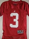 Alabama Crimson Tide Adidas # 3 Youth Red Football Jersey