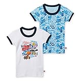 トミカ TOMICA 半袖丸首シャツ 2枚組 肌着 パトカー 消防車 ブルトーザー 100cm 2枚組