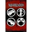 Rock Band (Game Logo) Video Game Poster Print - 24x36