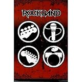 Rock Band (Game Logo) Video Game Poster Print - 24x36