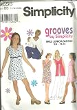 Juniors Dress Or Tunic And Knit Pants (Simplicity Sewing Pattern 8656, Size: 11/12-15/16)
