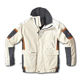 Jeantex Vela Mens Waterproof Coastal Sailing Jacket, White, 54/56