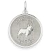 boston_terrier22boston terrier - 14k White Gold Polished Engraveable Boston Terrier Disc