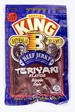 King B Jerky, Ripple Teriyaki Flavor, 4-Ounce Units (Pack of 8)