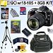 Nikon D90 DX 12.3MP Digital SLR Camera with 18-105mm f/3.5-5.6G ED AF-S VR DX Nikkor Zoom Lens + 8GB Deluxe Accessory Kit