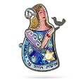 Woman of Valor Pin with Hebrew from the Artazia Collection #768 JP OP