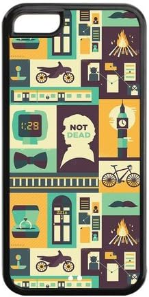 5C Phone Cases, Sherlock Hard TPU Rubber Cover Case for iPhone 5C