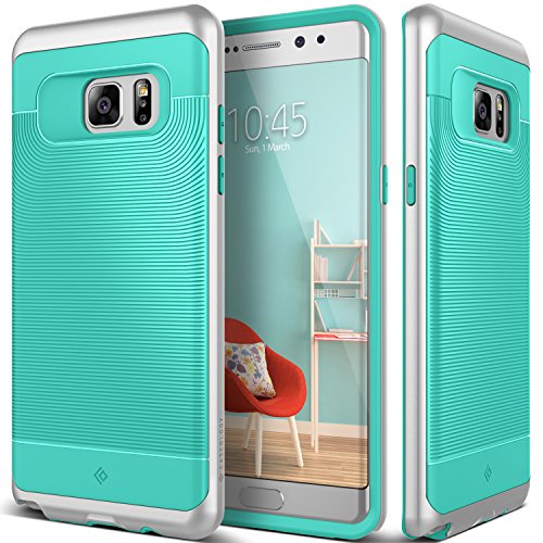 Galaxy Note 7 Case, Caseology [Wavelength Series] Slim Ergonomic Ripple Design [Mint Green] [Modern Grip] for Samsung Galaxy Note 7 (2016)