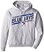 Majestic MLB Men's Back The Field Fleece Hooded Sweater Steel Heather