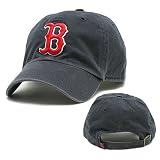 Boston Red Sox MLB Adult Navy Garment Wash Adjustable Baseball Cap / Hat