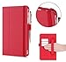 Samsung Galaxy Tab E 8.0 Case, FYY[Super Functional Series]Premium PU Leather Case Stand Cover with Card Slots, Note Holder, Elastic Strap for Samsung Galaxy Tab E 8.0 4G LTE SM-T377 Tablet Red