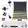 Neiko 50-Piece Premium-Grade 1/2" Tungsten Carbide 3-Blade Router Bit Set - 3 and 2 Blade - Aluminum Case