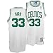 Larry Bird Boston Celtics #33 Swingman Adidas NBA Basketball Jersey (White)