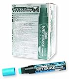 Pentel Arts Wet Erase Chalk Marker, Jumbo Tip, Blue Ink, Box of 12 (SMW56-C)