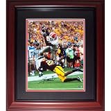 Knowshon Moreno Autographed Georgia Bulldogs (TD Leap) Deluxe Framed 11x14 Photo