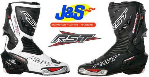 Rst Tractech Evo Motorcycle Sports Boots Motorbike Track Day Racing Boot Black Euro 43 / UK 9 J&s