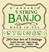 D'Addario Banjo Strings Set, Nickel Wound 9-20 Lite