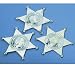 Silver Sheriff Badges (12 count)
