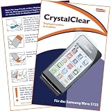 Produkt-Bild: mumbi Displayschutzfolie Samsung Wave 723 - S723 S-723 S7230 Displayschutz "CrystalClear" unsichtbar