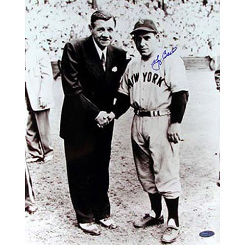 Steiner Sports New York Yankees Yogi Berra Autographed With Babe Ruth 8X10 Photograph