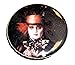 Johnny Depp~ Johnny Depp Button~ Alice In Wonderland~ Rare Button!!~ Approx 1.25