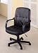 All new item Black leather office chair with gas lift