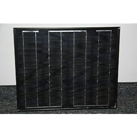 30 Watt Black Frame Mono-crystalline Solar Panel and Battery Charger by Solar Tech