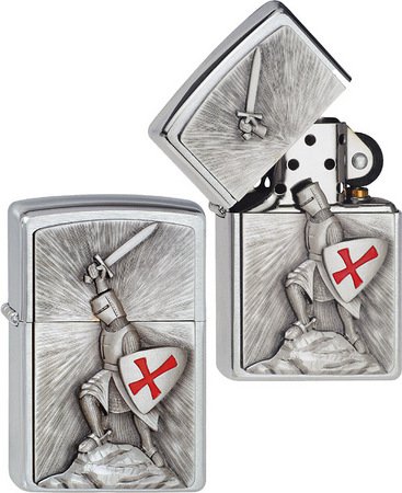 Original Zippo Feuerzeug Crusader - Victory
