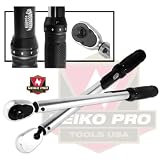 Professional Grade 1/2″ 30-150 Foot-Pound Automatic Adjustable Torque Wrench